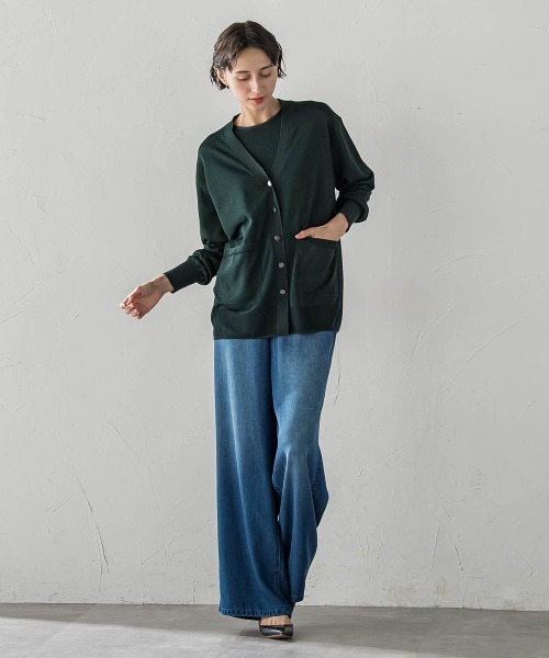 la.f…(ラエフ)の「SARIカーディガン(カーディガン/ボレロ・レディース・グリーン/ピンク/ベージュ・9号)」の22枚目の写真