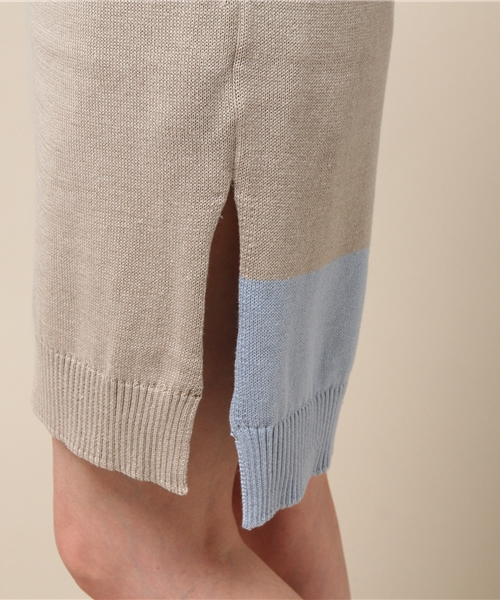 LOVELESS WOMENS（ラブレス　ウィメンズ）の「【LOVELESS】WOMENS オフタートルノースリーブニット（ニット/セーター・レディース・ホワイト/ベージュ/ネイビー・36/34）」の13枚目の写真