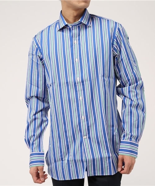 POLO RALPH LAUREN（ポロ ラルフ ローレン）の「エステート ストライプド ドレス シャツ（シャツ/ブラウス・メンズ・ロイヤルブルー/ピンク・16//17/15//15 /14//16）」の4枚目の写真