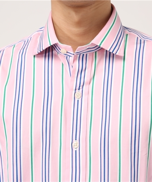 POLO RALPH LAUREN（ポロ ラルフ ローレン）の「エステート ストライプド ドレス シャツ（シャツ/ブラウス・メンズ・ロイヤルブルー/ピンク・16//17/15//15 /14//16）」の9枚目の写真