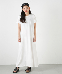 MOUSSY | LONG FLARE CUT OP(ワンピース)