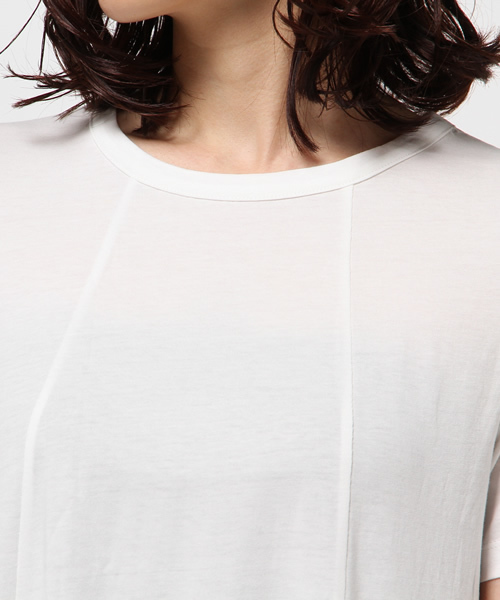 MOUSSY（マウジー）の「LONG FLARE CUT OP（ワンピース・レディース・ベージュ/ブラック/ホワイト・FREE）」の7枚目の写真