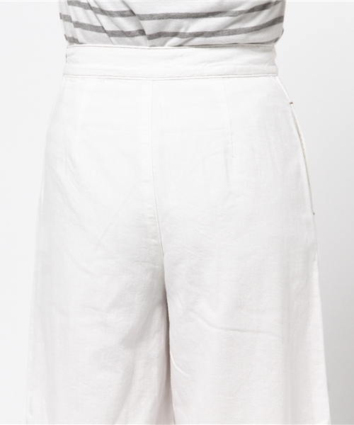 Spick & Span（スピックアンドスパン）の「10ozデニムクロップバギーパンツ◆（その他パンツ・レディース・ホワイト/ブルー・38/36/40）」の10枚目の写真
