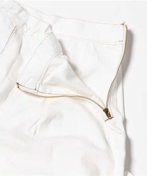Spick & Span（スピックアンドスパン）の「10ozデニムクロップバギーパンツ◆（その他パンツ・レディース・ホワイト/ブルー・38/36/40）」の12枚目の写真