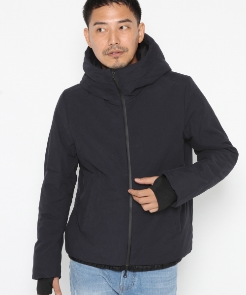 GLOBAL WORK（グローバルワーク）の「【軽くて温かい機能性中綿】サーモライトフードブルゾン/720828 （ブルゾン・メンズ・ネイビー/グレー/ブラック・X-LARGE/LARGE/SMALL/MEDIUM）」の3枚目の写真