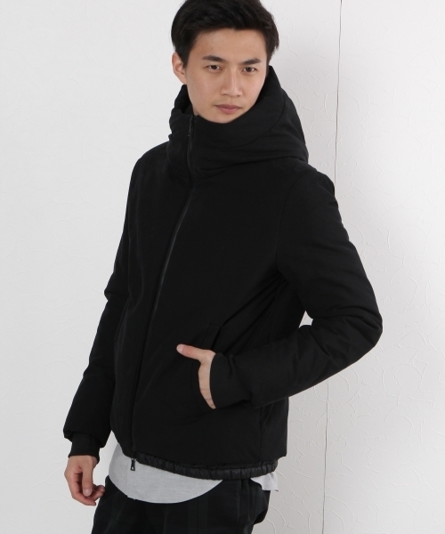 GLOBAL WORK（グローバルワーク）の「【軽くて温かい機能性中綿】サーモライトフードブルゾン/720828 （ブルゾン・メンズ・ネイビー/グレー/ブラック・X-LARGE/LARGE/SMALL/MEDIUM）」の6枚目の写真