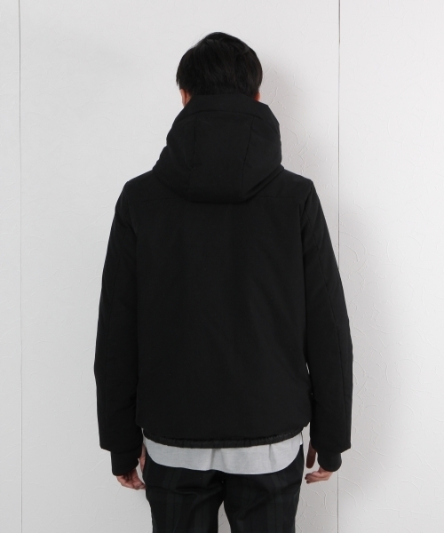 GLOBAL WORK（グローバルワーク）の「【軽くて温かい機能性中綿】サーモライトフードブルゾン/720828 （ブルゾン・メンズ・ネイビー/グレー/ブラック・X-LARGE/LARGE/SMALL/MEDIUM）」の14枚目の写真