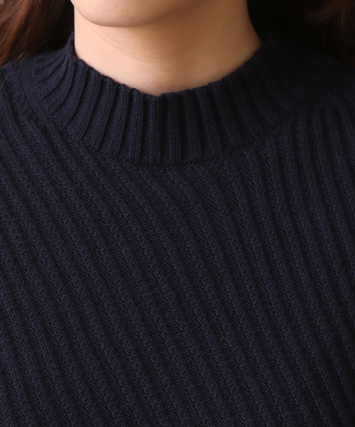 MYSELF ABAHOUSE(マイセルフアバハウス)の「バイヤスリブベスト(ニット/セーター・レディース・グレー/ネイビー/ブラウン・FREE)」の7枚目の写真