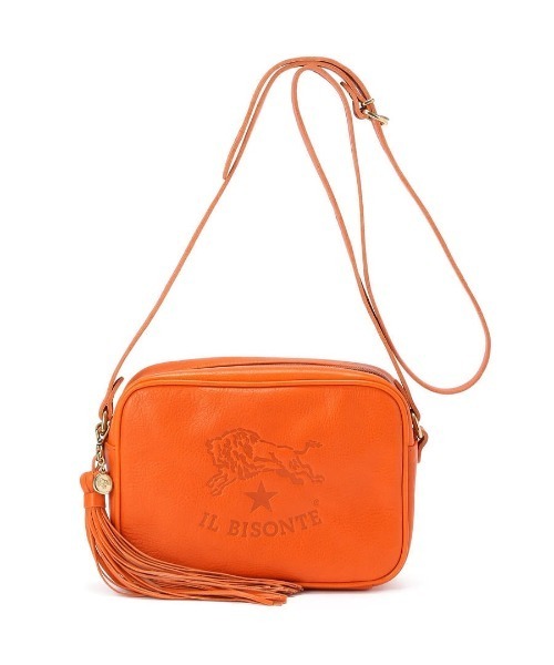 IL BISONTE（イルビゾンテ）の「IL BISONTE / ORIGINAL LEATHER / SHOULDER BAG（ショルダーバッグ・レディース・レッド/ナチュラル/ライトブラウン/ブラック/オレンジ/オリーブ/グレー/ダークブラウン/ネイビー/グリーン/レンガ・FREE）」の11枚目の写真