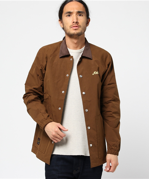 COACH】激レア コーチ ハンティングジャケット コート コーデュロイ襟 COACH】激レア コーチ ハンティングジャケット コート コーデュロイ襟