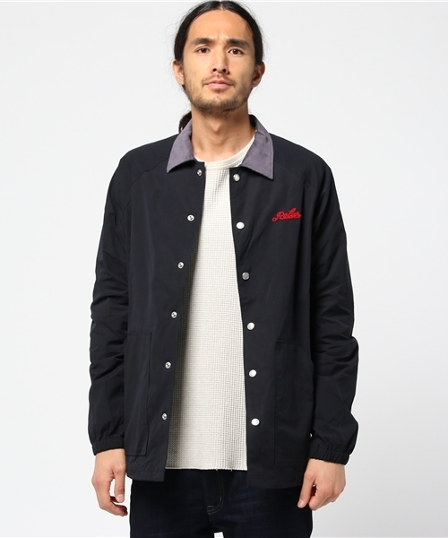 【COACH】激レア　コーチ　ハンティングジャケット　コート　コーデュロイ襟 COACH】激レア コーチ ハンティングジャケット コート コーデュロイ襟
