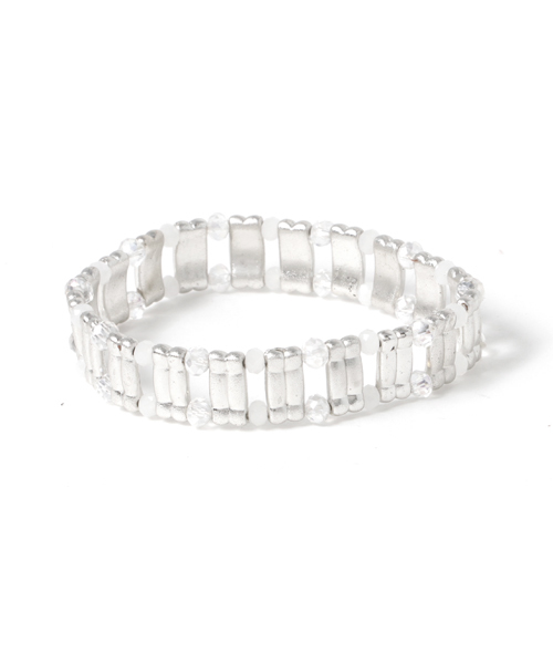 チャイハネ(チャイハネ)の「【チャイハネ】メタルリルブレスレット(ブレスレット・レディース・シルバー×ゴールド/ゴールド/シルバー・FREE)」の4枚目の写真