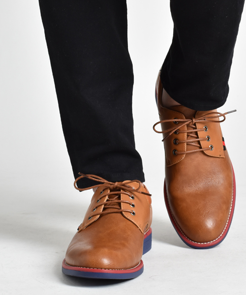 SVEC（シュベック）の「カラーソール オックスフォードシューズ（その他シューズ・メンズ・ブラウン/ブラック/ネイビー・44/41/42/40/39/45/43）」の3枚目の写真