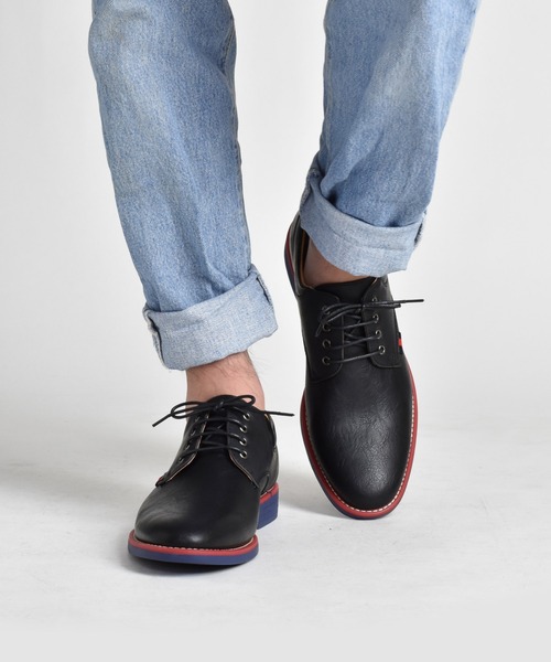 SVEC（シュベック）の「カラーソール オックスフォードシューズ（その他シューズ・メンズ・ブラウン/ブラック/ネイビー・44/41/42/40/39/45/43）」の21枚目の写真