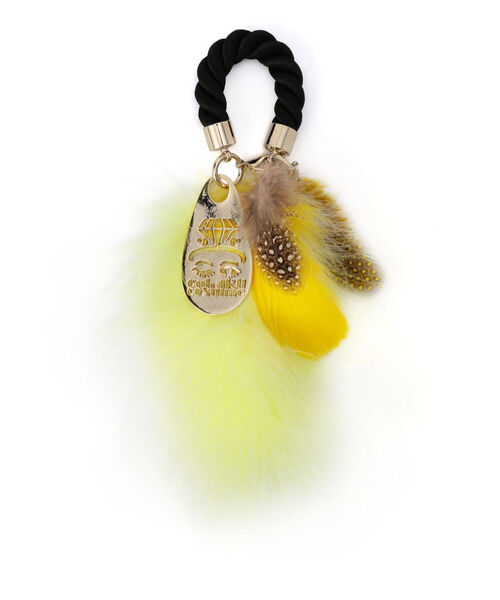 SHIPS（シップス）の「COHAKU:フェザーチャーム（キーホルダー・レディース・ピンク/ネイビー/ナチュラル/ラベンダー/レッド/イエロー・ONE SIZE）」の4枚目の写真