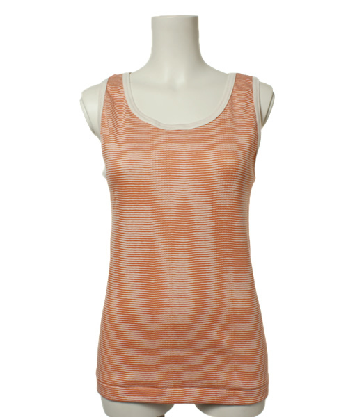 SHIPS for women（シップスフォーウィメン）の「miller:ボーダー タンクトップ（タンクトップ・レディース・ナチュラル/ブラック/ブラウン/グリーン/レンガ/ライトグレー/レッド/ライトブルー/オフホワイト・ONE SIZE）」の9枚目の写真