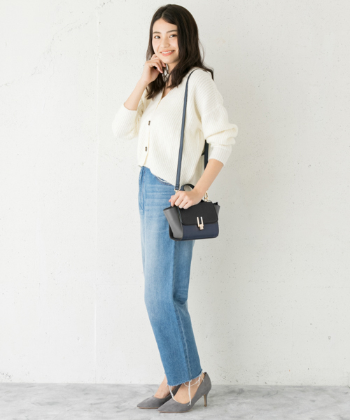 RODE SKO（ロデスコ）の「MIES シングルショルダーバッグ（ショルダーバッグ・レディース・ネイビー/キャメル/レッド系その他・ONE）」の11枚目の写真