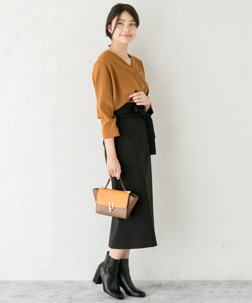 RODE SKO（ロデスコ）の「MIES シングルショルダーバッグ（ショルダーバッグ・レディース・ネイビー/キャメル/レッド系その他・ONE）」の12枚目の写真