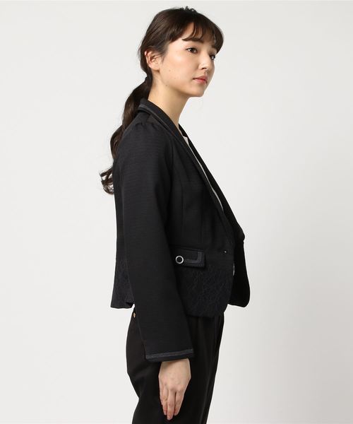 【値下げ可】12SS 製品染め 4B レースジャケット n2401-071272_1.jpg