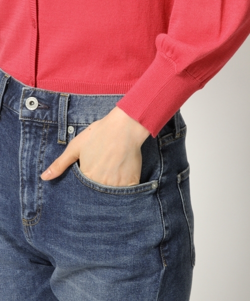 GLOBAL WORK（グローバルワーク）の「デニムハイライズテーパー/778390（デニムパンツ・レディース・グレー/ブルー/サックスブルー・MEDIUM/SMALL/LARGE）」の13枚目の写真