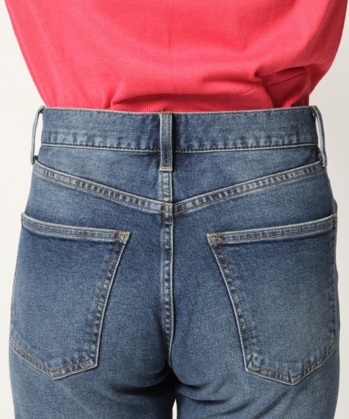 GLOBAL WORK（グローバルワーク）の「デニムハイライズテーパー/778390（デニムパンツ・レディース・グレー/ブルー/サックスブルー・MEDIUM/SMALL/LARGE）」の4枚目の写真