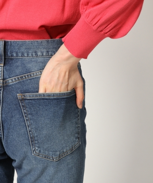 GLOBAL WORK（グローバルワーク）の「デニムハイライズテーパー/778390（デニムパンツ・レディース・グレー/ブルー/サックスブルー・MEDIUM/SMALL/LARGE）」の6枚目の写真