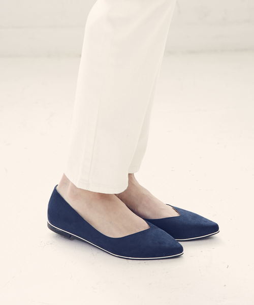 ORiental TRaffic（オリエンタルトラフィック）の「春夏★メタリックラインパンプス★8115（パンプス・レディース・ネイビー/ベージュ/グリーン/ピンク・37/38/33/34/35/36/39/40/41/42/43）」の3枚目の写真