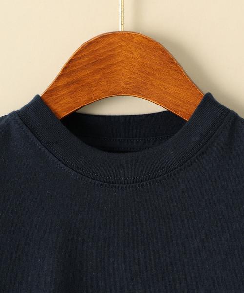 HANES（ヘインズ）の「【キッズ】〔別注〕Hanes（ヘインズ）BEEFY 2P Tシャツ（Tシャツ/カットソー・キッズ・オリーブ/ネイビー/ブラック・110cm/100cm/130cm/120cm）」の13枚目の写真