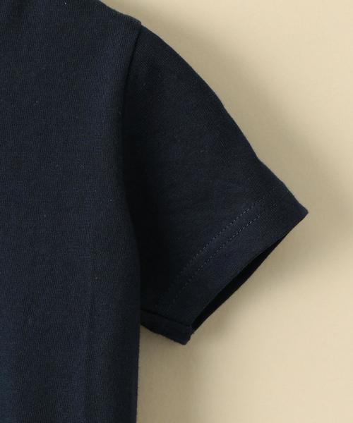 HANES（ヘインズ）の「【キッズ】〔別注〕Hanes（ヘインズ）BEEFY 2P Tシャツ（Tシャツ/カットソー・キッズ・オリーブ/ネイビー/ブラック・110cm/100cm/130cm/120cm）」の12枚目の写真