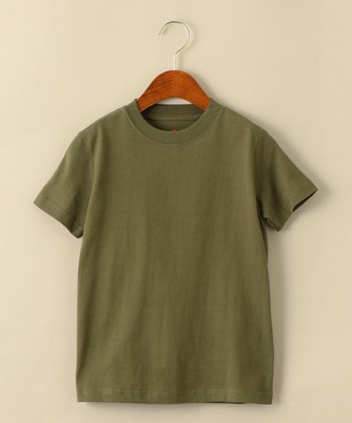 HANES（ヘインズ）の「【キッズ】〔別注〕Hanes（ヘインズ）BEEFY 2P Tシャツ（Tシャツ/カットソー・キッズ・オリーブ/ネイビー/ブラック・110cm/100cm/130cm/120cm）」の20枚目の写真