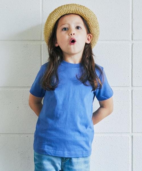 HANES（ヘインズ）の「【キッズ】〔別注〕Hanes（ヘインズ）BEEFY 2P Tシャツ（Tシャツ/カットソー・キッズ・オリーブ/ネイビー/ブラック・110cm/100cm/130cm/120cm）」の9枚目の写真