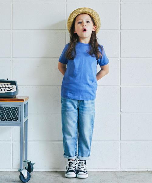 HANES（ヘインズ）の「【キッズ】〔別注〕Hanes（ヘインズ）BEEFY 2P Tシャツ（Tシャツ/カットソー・キッズ・オリーブ/ネイビー/ブラック・110cm/100cm/130cm/120cm）」の6枚目の写真