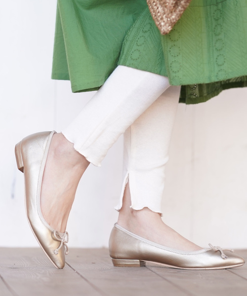 rps（アールピーエス）の「スリットヘムテレコレギンス（レギンス/スパッツ・レディース・チャコールグレー/ブラック/杢グレー/アイボリー・M）」の2枚目の写真