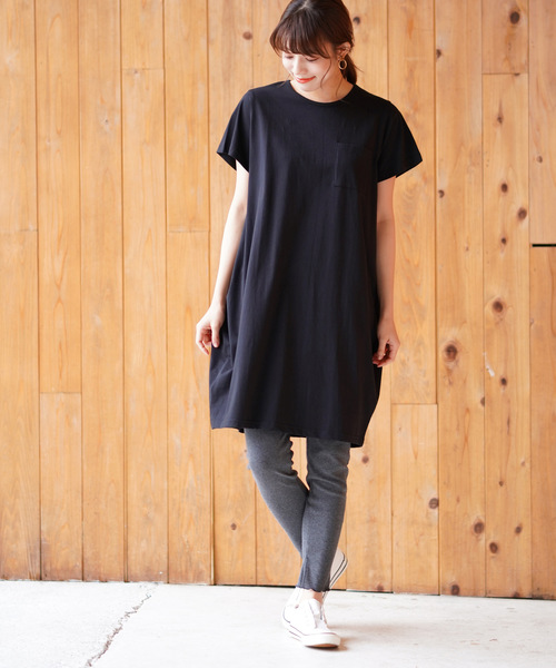 rps（アールピーエス）の「スリットヘムテレコレギンス（レギンス/スパッツ・レディース・チャコールグレー/ブラック/杢グレー/アイボリー・M）」の7枚目の写真