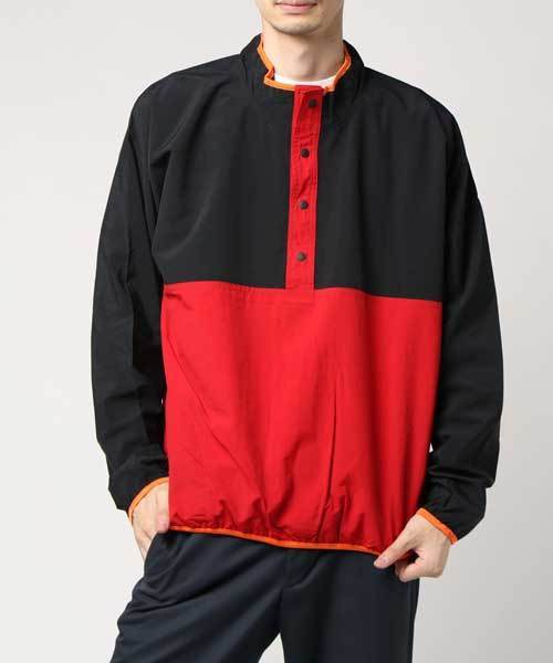 BURLAP OUTFITTER（バーラップアウトフィッター）の「BURLAP OUTFITTER/SNAP PULLOVER（ナイロンジャケット・メンズ・ブラウン系その他/レッド系その他/グリーン系その他/ブラック/ブルー系その他・MEDIUM/LARGE/SMALL）」の5枚目の写真