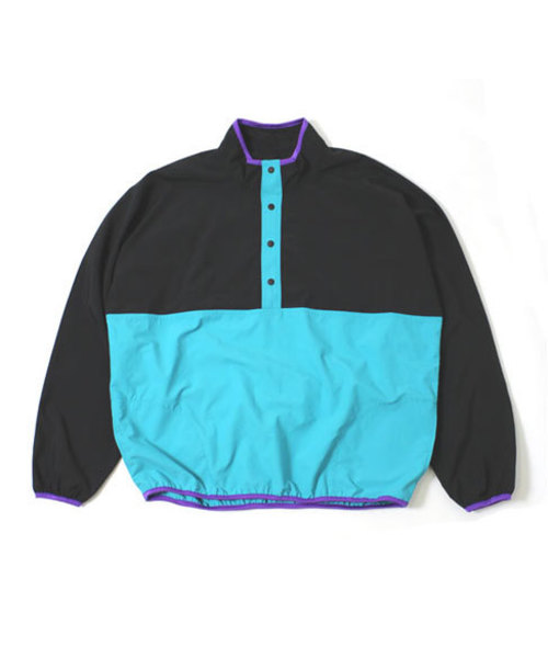 BURLAP OUTFITTER（バーラップアウトフィッター）の「BURLAP OUTFITTER/SNAP PULLOVER（ナイロンジャケット・メンズ・ブラウン系その他/レッド系その他/グリーン系その他/ブラック/ブルー系その他・MEDIUM/LARGE/SMALL）」の8枚目の写真