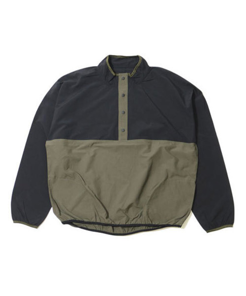 BURLAP OUTFITTER（バーラップアウトフィッター）の「BURLAP OUTFITTER/SNAP PULLOVER（ナイロンジャケット・メンズ・ブラウン系その他/レッド系その他/グリーン系その他/ブラック/ブルー系その他・MEDIUM/LARGE/SMALL）」の10枚目の写真