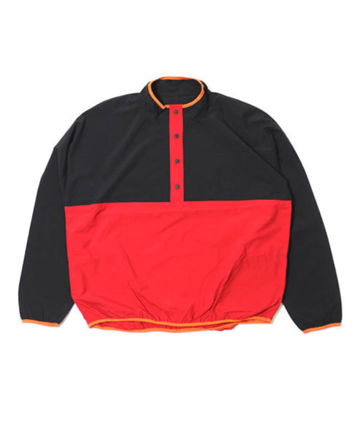 BURLAP OUTFITTER（バーラップアウトフィッター）の「BURLAP OUTFITTER/SNAP PULLOVER（ナイロンジャケット・メンズ・ブラウン系その他/レッド系その他/グリーン系その他/ブラック/ブルー系その他・MEDIUM/LARGE/SMALL）」の11枚目の写真