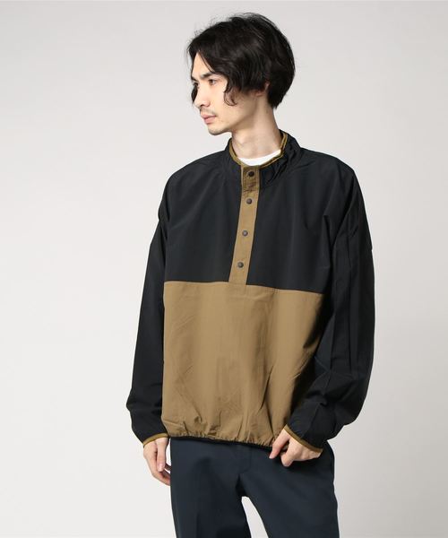 BURLAP OUTFITTER（バーラップアウトフィッター）の「BURLAP OUTFITTER/SNAP PULLOVER（ナイロンジャケット・メンズ・ブラウン系その他/レッド系その他/グリーン系その他/ブラック/ブルー系その他・MEDIUM/LARGE/SMALL）」の14枚目の写真