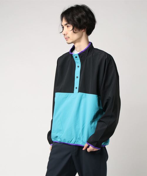 BURLAP OUTFITTER（バーラップアウトフィッター）の「BURLAP OUTFITTER/SNAP PULLOVER（ナイロンジャケット・メンズ・ブラウン系その他/レッド系その他/グリーン系その他/ブラック/ブルー系その他・MEDIUM/LARGE/SMALL）」の15枚目の写真