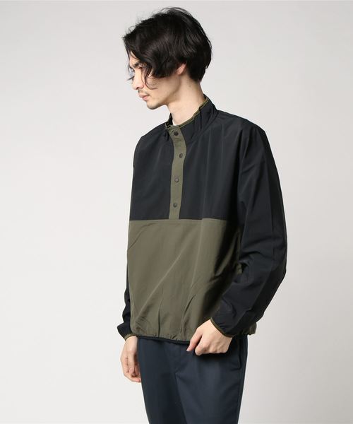 BURLAP OUTFITTER（バーラップアウトフィッター）の「BURLAP OUTFITTER/SNAP PULLOVER（ナイロンジャケット・メンズ・ブラウン系その他/レッド系その他/グリーン系その他/ブラック/ブルー系その他・MEDIUM/LARGE/SMALL）」の16枚目の写真