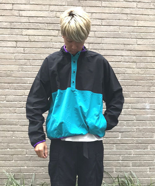 BURLAP OUTFITTER（バーラップアウトフィッター）の「BURLAP OUTFITTER/SNAP PULLOVER（ナイロンジャケット・メンズ・ブラウン系その他/レッド系その他/グリーン系その他/ブラック/ブルー系その他・MEDIUM/LARGE/SMALL）」の18枚目の写真