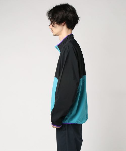 BURLAP OUTFITTER（バーラップアウトフィッター）の「BURLAP OUTFITTER/SNAP PULLOVER（ナイロンジャケット・メンズ・ブラウン系その他/レッド系その他/グリーン系その他/ブラック/ブルー系その他・MEDIUM/LARGE/SMALL）」の7枚目の写真