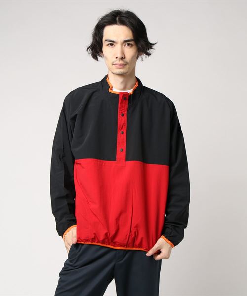 BURLAP OUTFITTER（バーラップアウトフィッター）の「BURLAP OUTFITTER/SNAP PULLOVER（ナイロンジャケット・メンズ・ブラウン系その他/レッド系その他/グリーン系その他/ブラック/ブルー系その他・MEDIUM/LARGE/SMALL）」の22枚目の写真