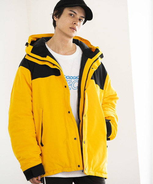 WEGO(ウィゴー)の「WEGO/パデッドマウンテンブルゾン(ダウンジャケット/コート・メンズ・ブラック/レッド/イエロー/ホワイト・MEDIUM/LARGE)」の4枚目の写真