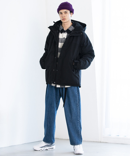 WEGO(ウィゴー)の「WEGO/パデッドマウンテンブルゾン(ダウンジャケット/コート・メンズ・ブラック/レッド/イエロー/ホワイト・MEDIUM/LARGE)」の15枚目の写真