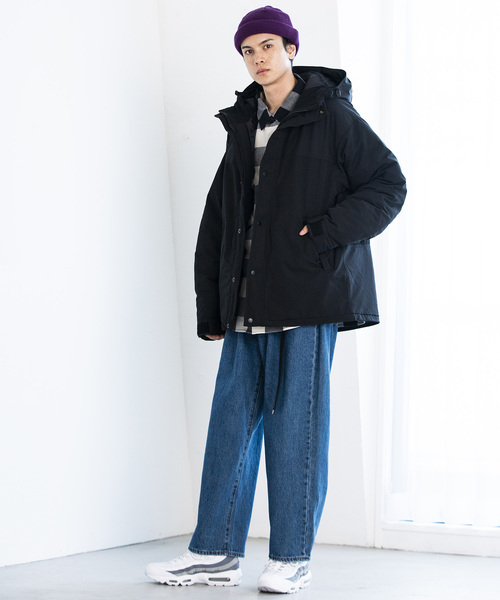 WEGO(ウィゴー)の「WEGO/パデッドマウンテンブルゾン(ダウンジャケット/コート・メンズ・ブラック/レッド/イエロー/ホワイト・MEDIUM/LARGE)」の17枚目の写真