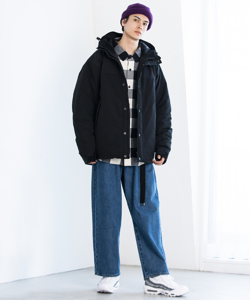 WEGO(ウィゴー)の「WEGO/パデッドマウンテンブルゾン(ダウンジャケット/コート・メンズ・ブラック/レッド/イエロー/ホワイト・MEDIUM/LARGE)」の18枚目の写真
