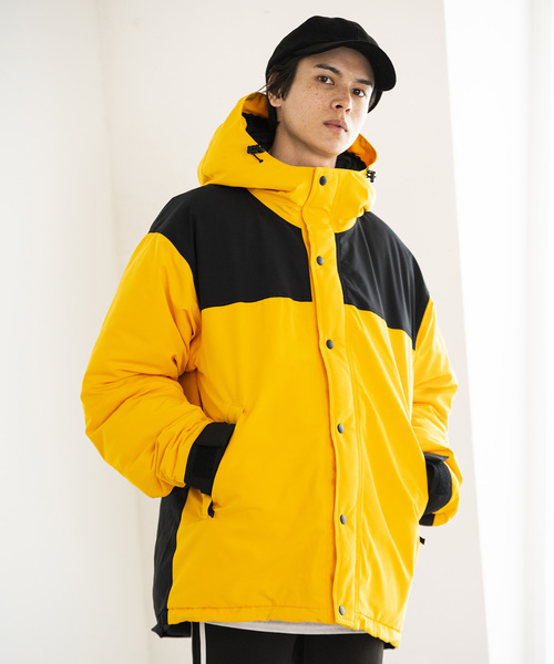 WEGO(ウィゴー)の「WEGO/パデッドマウンテンブルゾン(ダウンジャケット/コート・メンズ・ブラック/レッド/イエロー/ホワイト・MEDIUM/LARGE)」の19枚目の写真