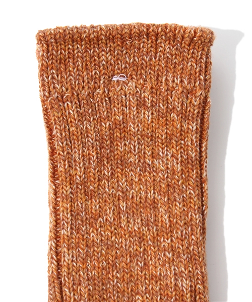 Denime(ドゥニーム)の「パネルMIXクルーソックス(ソックス/靴下・メンズ・ブラウン/ネイビー/オレンジ/ワイン・FREE)」の5枚目の写真